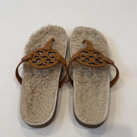 TORY BURCH MILLER CLOUD SHEARLING 9 congac - Picture 2 of 4